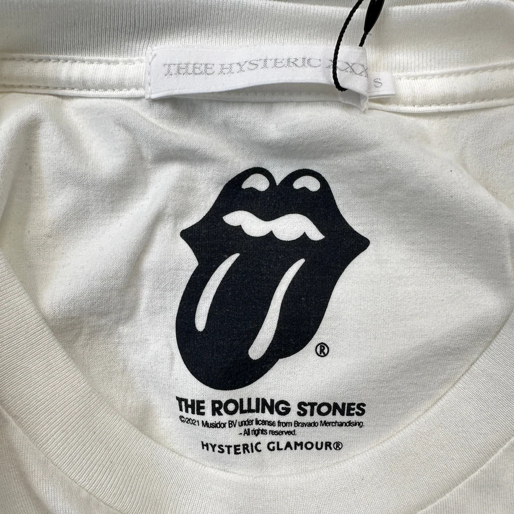 (NEW) HYSTERIC GLAMOUR X ROLLING STONES T-SHIRT - Image 3