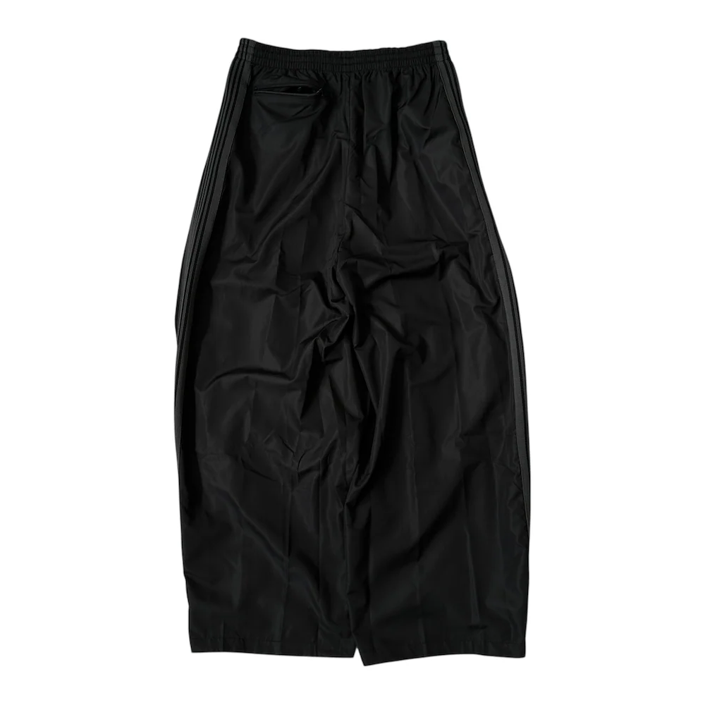 (NEW) NEEDLES H.D NYLON TRACK PANTS - BLACK - Image 2