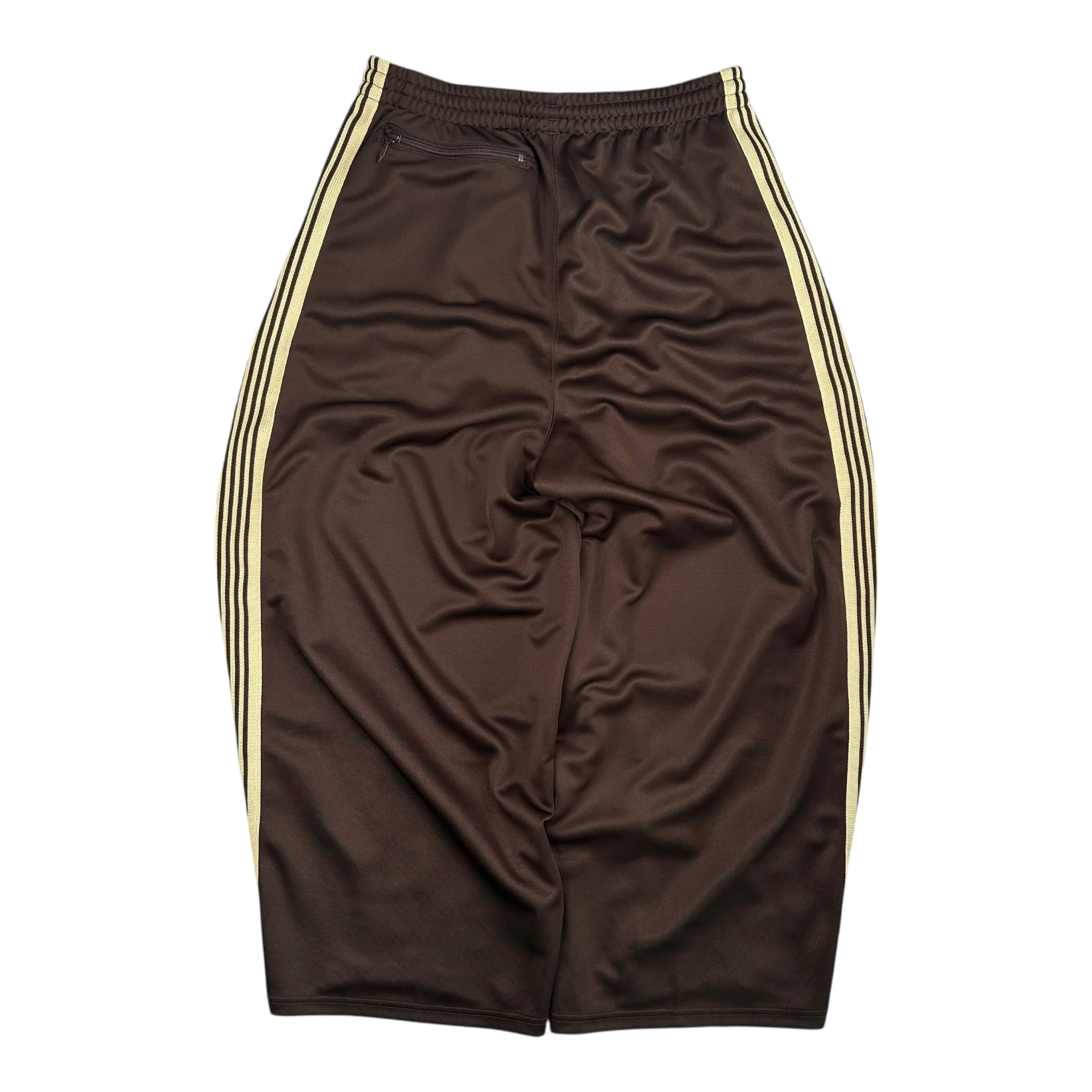 (NEW) NEEDLES H.D. TRACK PANTS - BROWN / BEIGE - Image 2