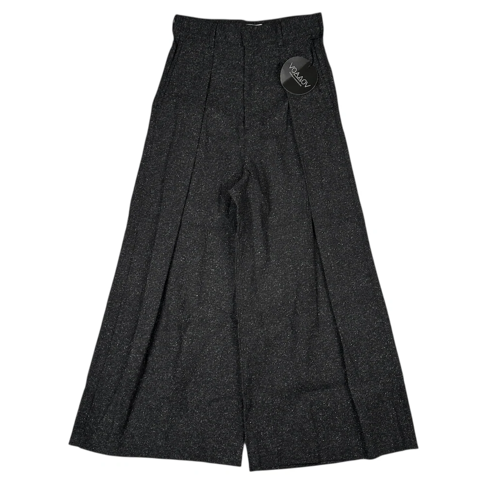 (NEW) VOAAOV 1-TUCK WIDE PANTS - GREY - Image 6