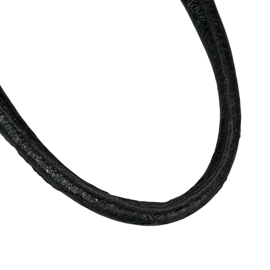 PRADA BLACK FRILLED NYLON SHOULDER BAG - Image 8