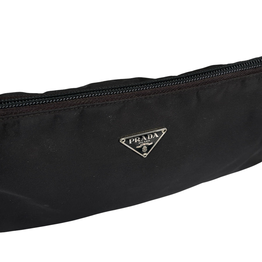 PRADA BLACK MINI POCHETTE BAG - Image 5
