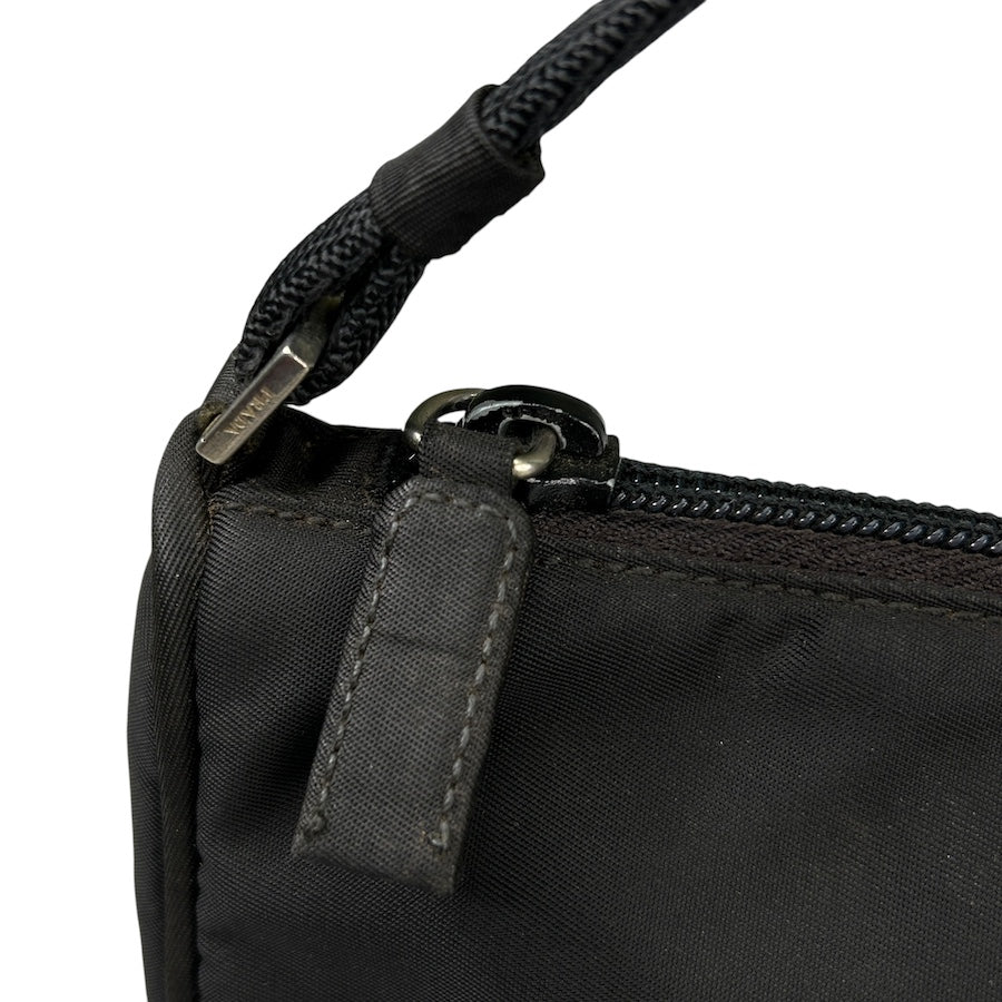 PRADA BLACK MINI POCHETTE BAG - Image 6