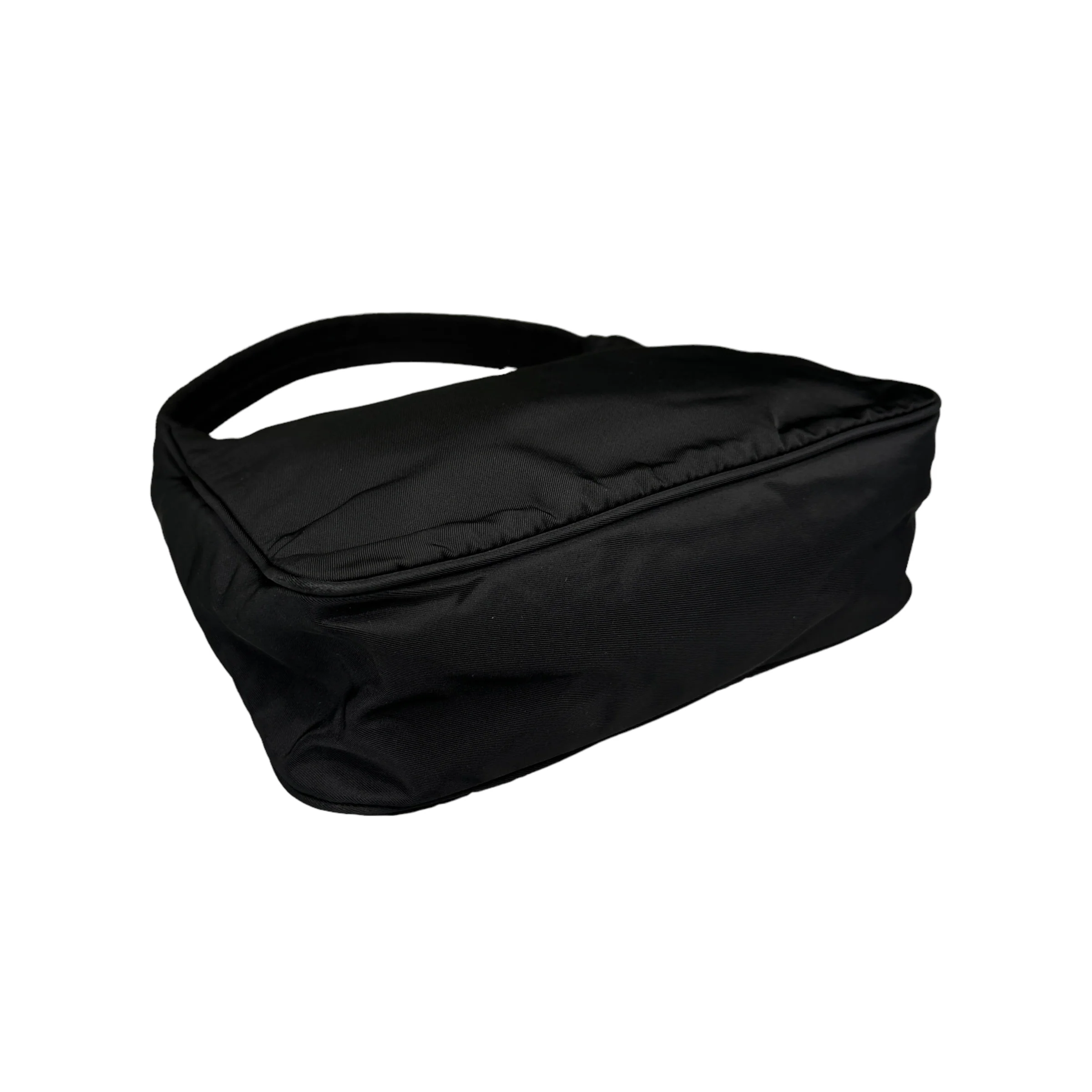 PRADA BLACK NYLON POCHETTE BAG - Image 3
