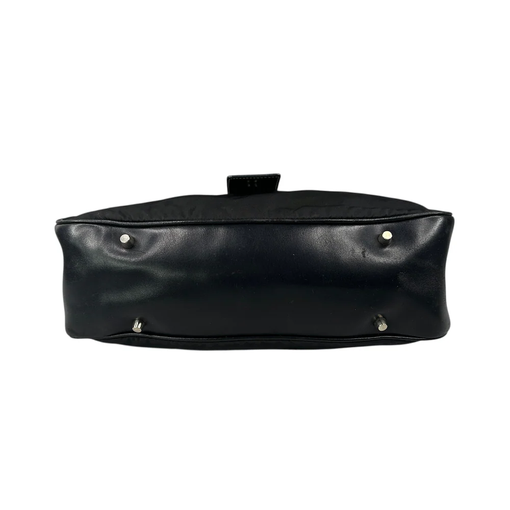 PRADA NYLON MOON SHOULDER BAG - BLACK - Image 3