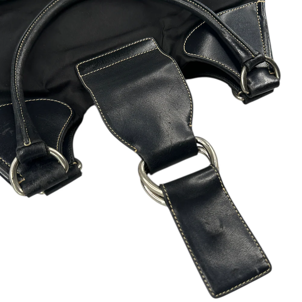 PRADA NYLON MOON SHOULDER BAG - BLACK - Image 7