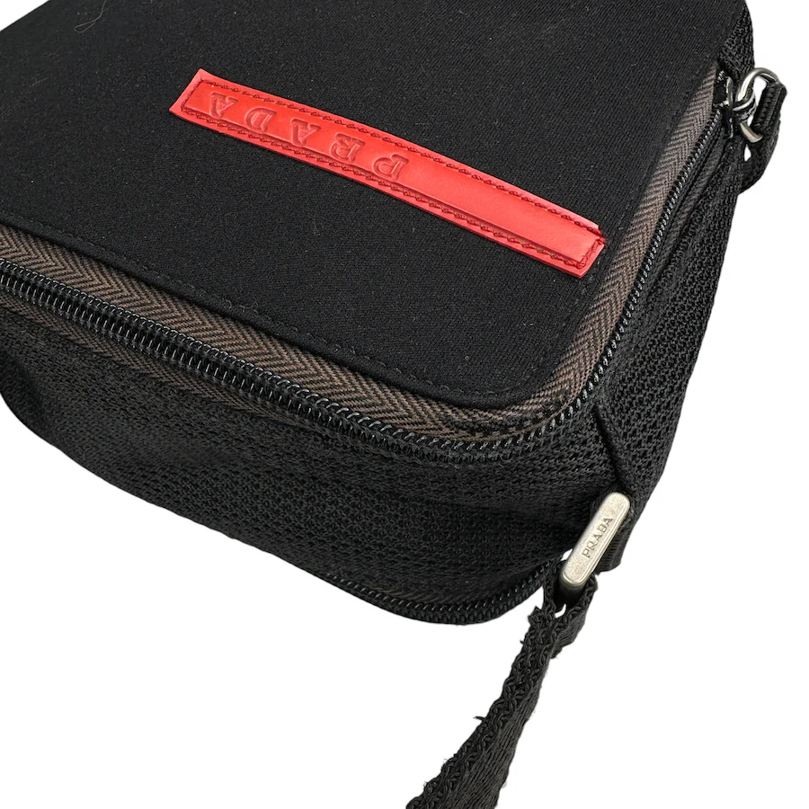 PRADA SPORT NEOPRENE & MESH 2-WAY CROSSBODY/WAISTBAG - Image 8