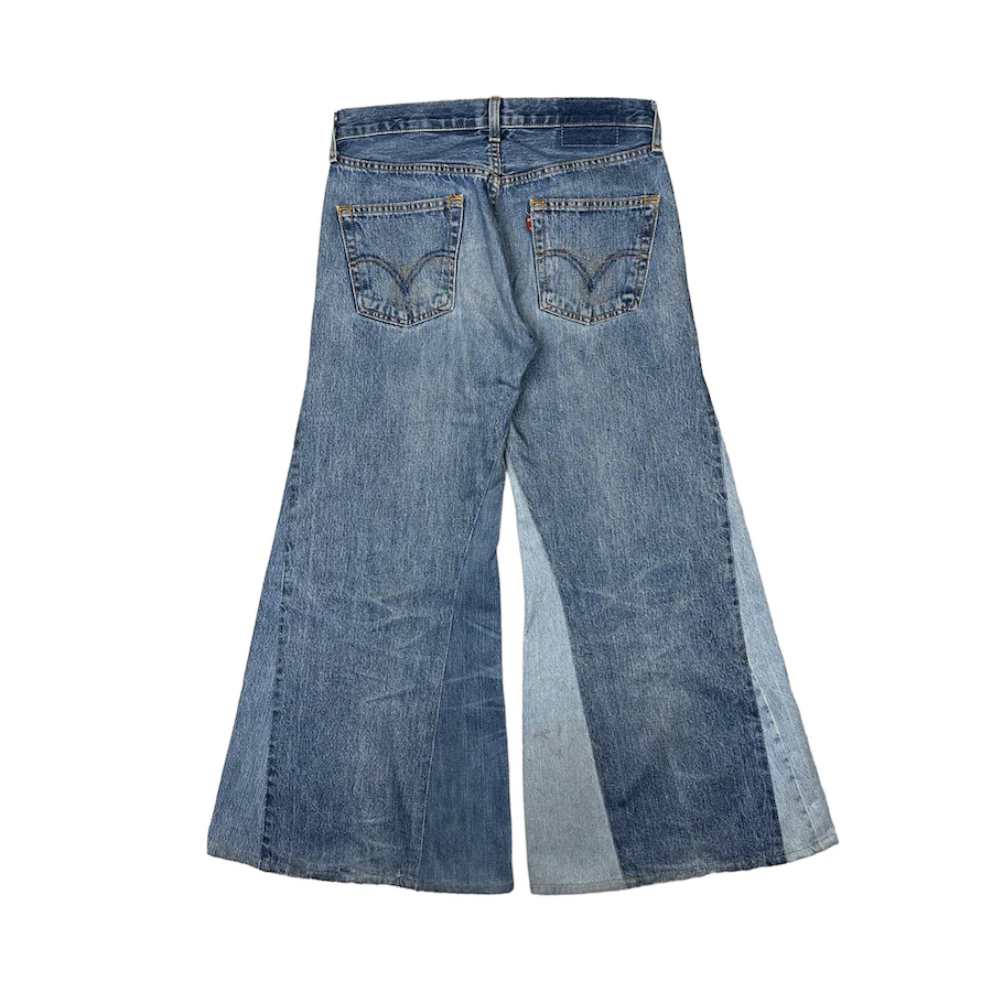 REBUILD BY NEEDLES LIGHT WASH FLARED DENIM - Image 2