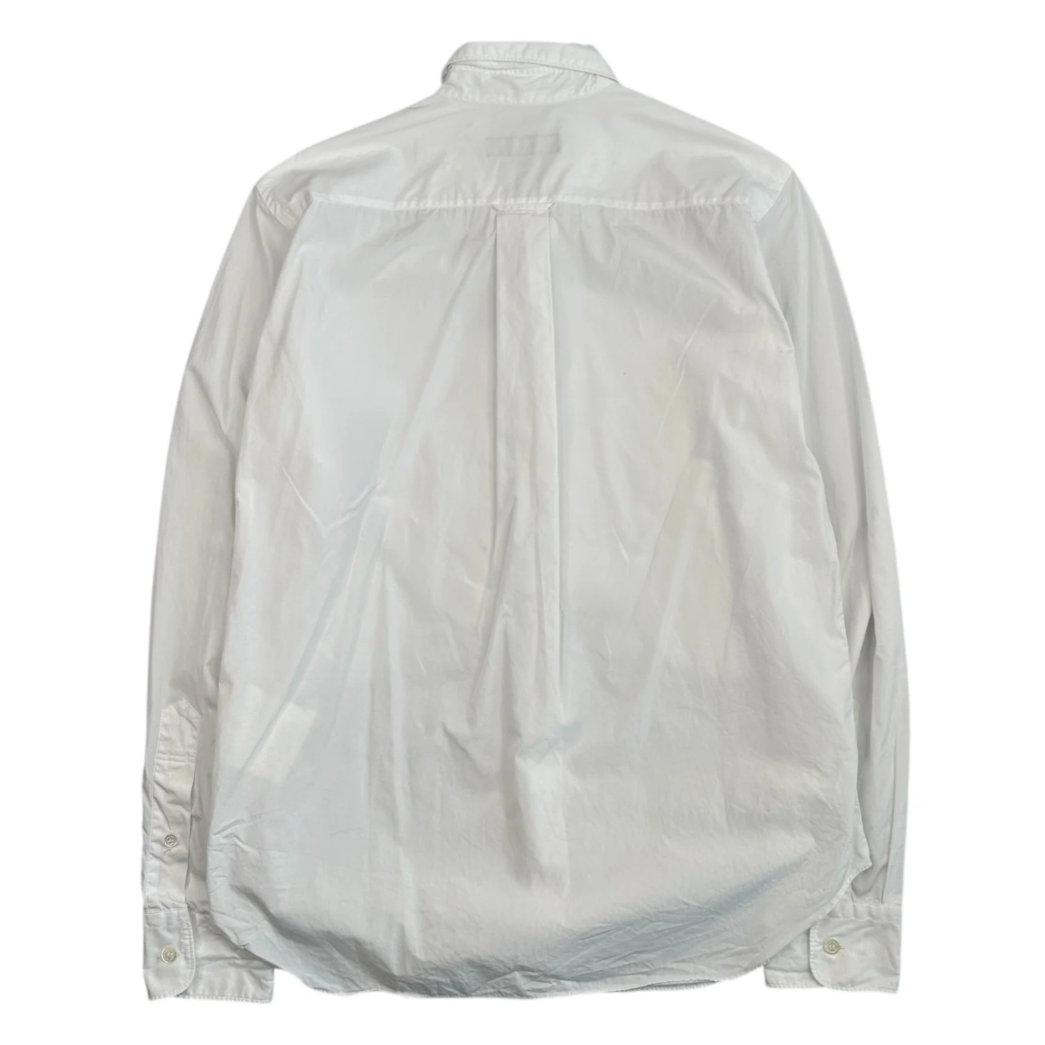 (S) COMME DES GARCONS HOMME LONG SLEEVE SHIRT - WHITE/BLUE - Image 2