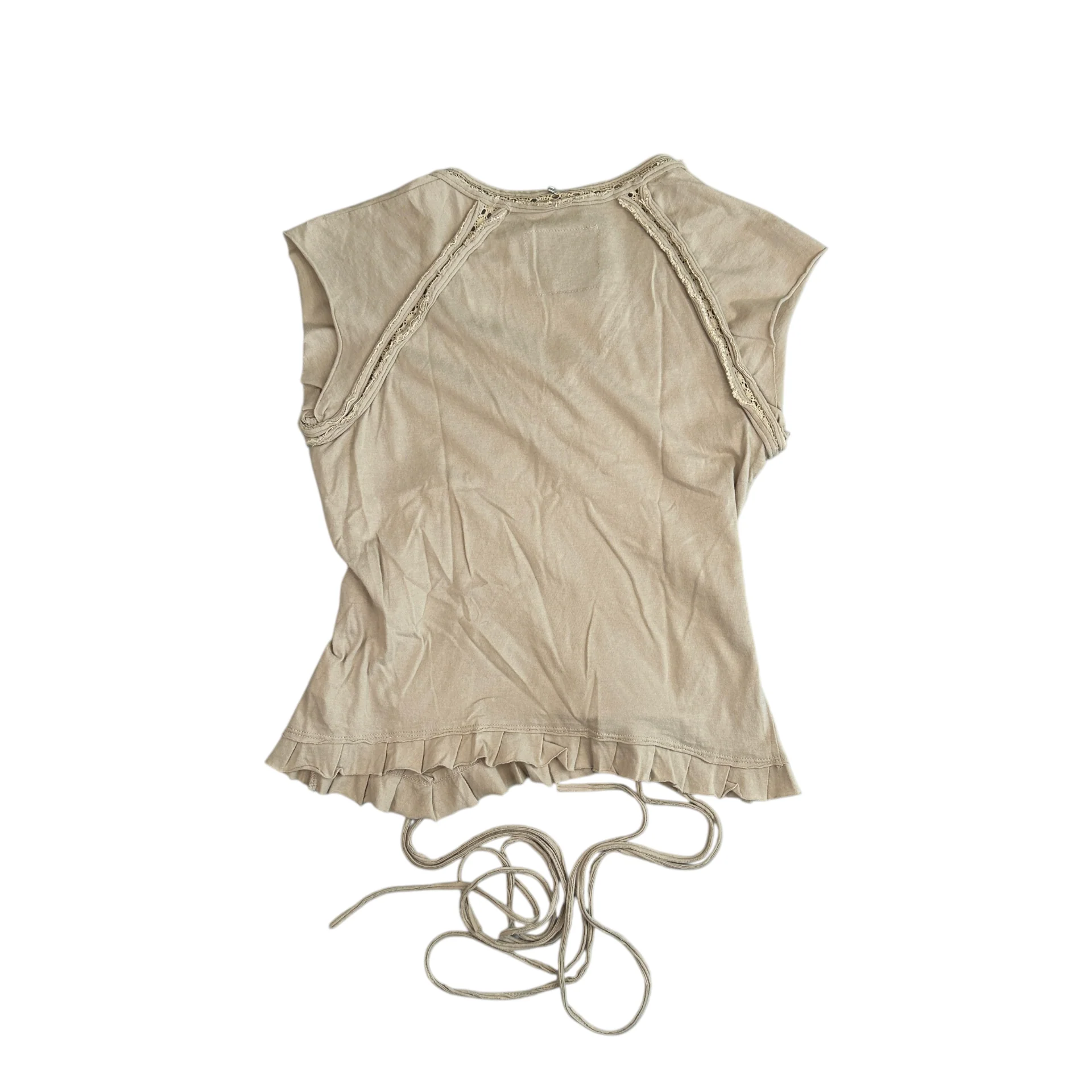 MARITHE + FRANCOIS GIRBAUD TOP - BEIGE - Image 2