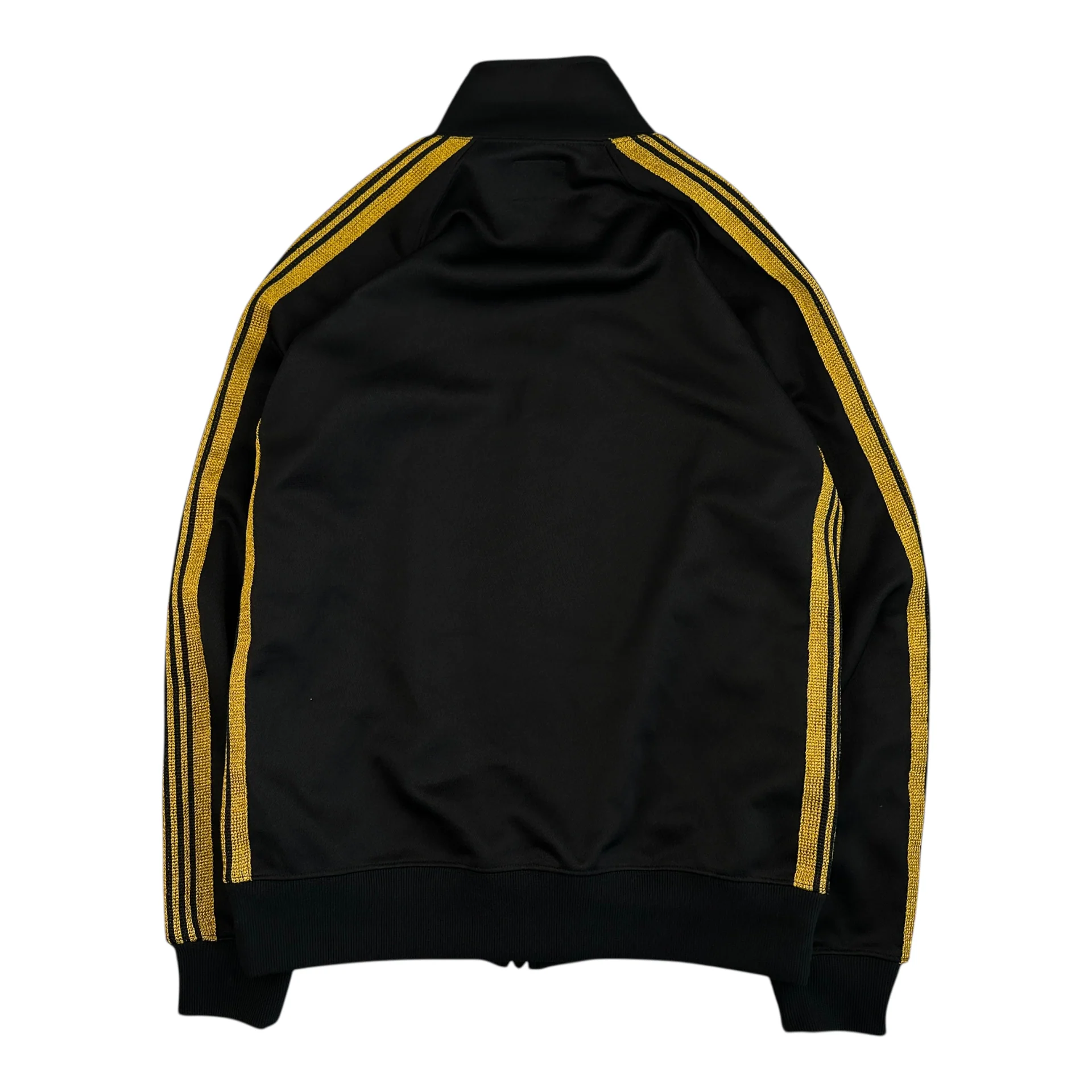 (S) NEEDLES POLY SMOOTH TRACK JACKET - BLACK/YELLOW - Image 2