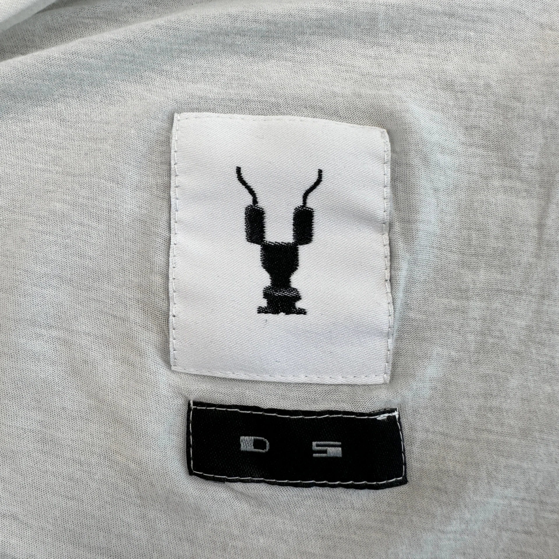 (S) RICK OWENS DRKSHDW SHEER T-SHIRT - WHITE - Image 3