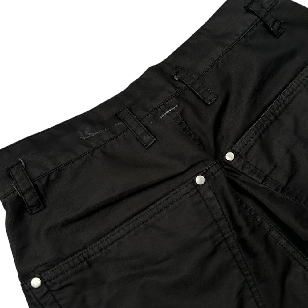 (S) SHINYA KOZUKA HI BAGGY PANTS - BLACK - Image 5