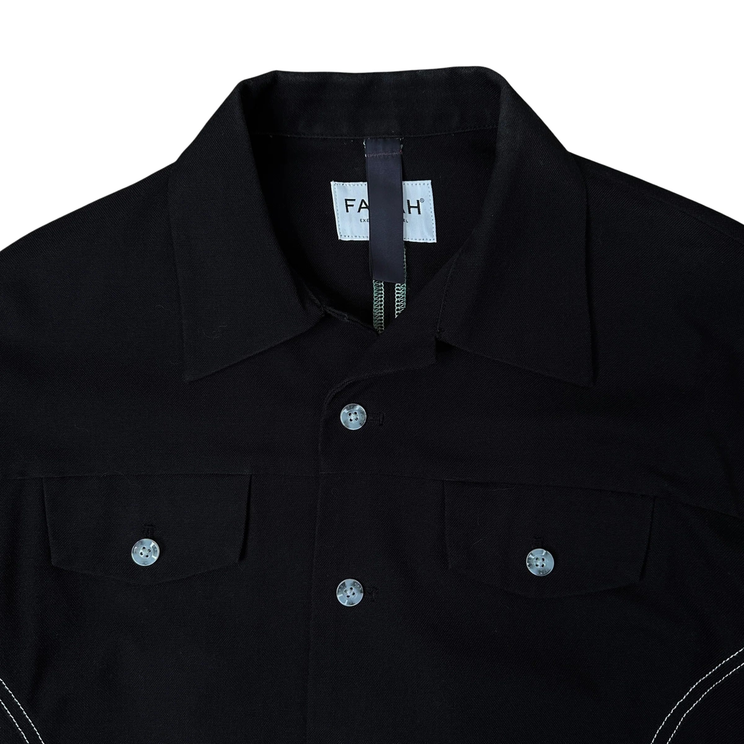 SHINYA KOZUKA X FARAH CONTRAST STITCH JACKET - Image 3