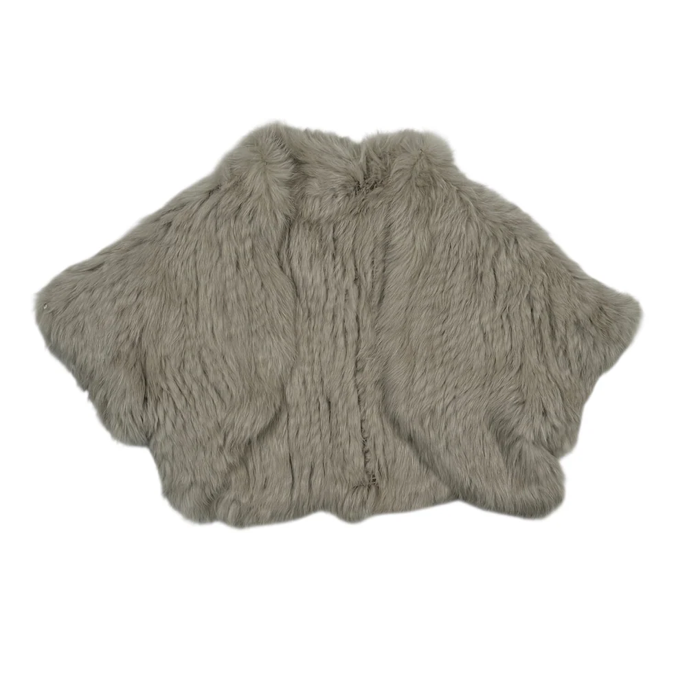 STRAWBERRY FIELDS RABBIT FUR VEST