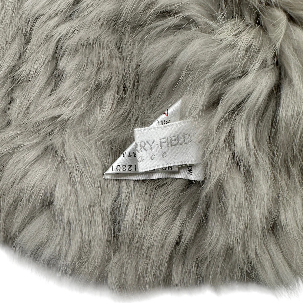 STRAWBERRY FIELDS RABBIT FUR VEST - Image 3