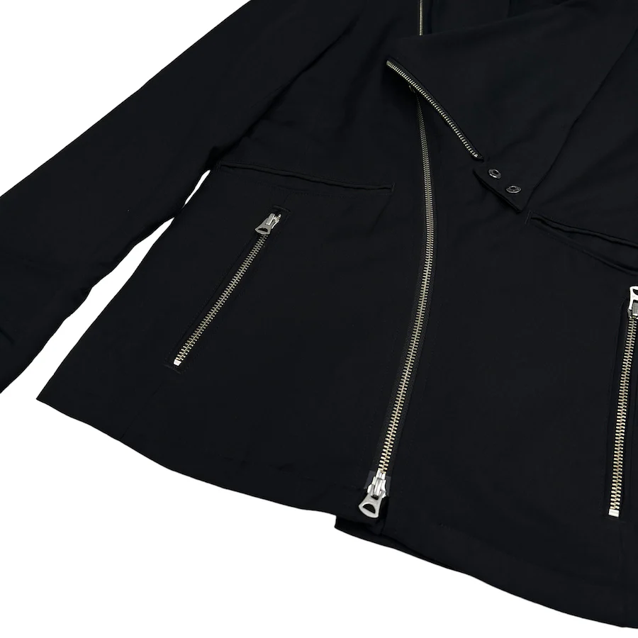 TORNADO MART ASYMMETRICAL ZIP UP JACKET - Image 4