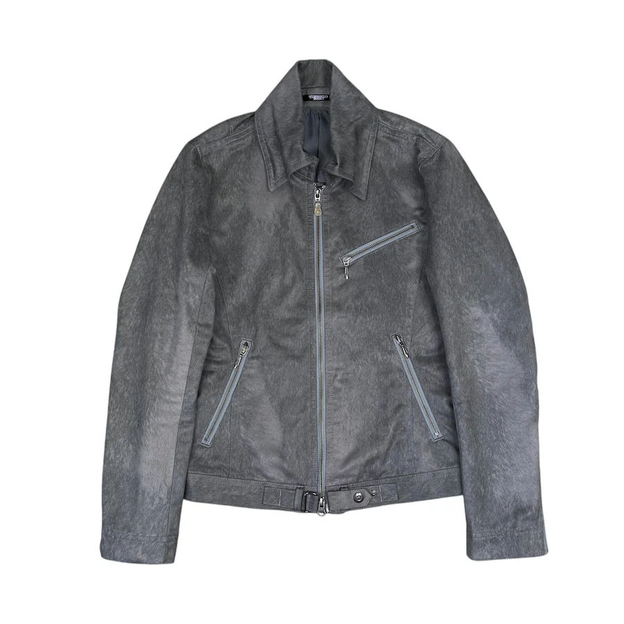 TORNADO MART TEXTURED COLLARED JACKET