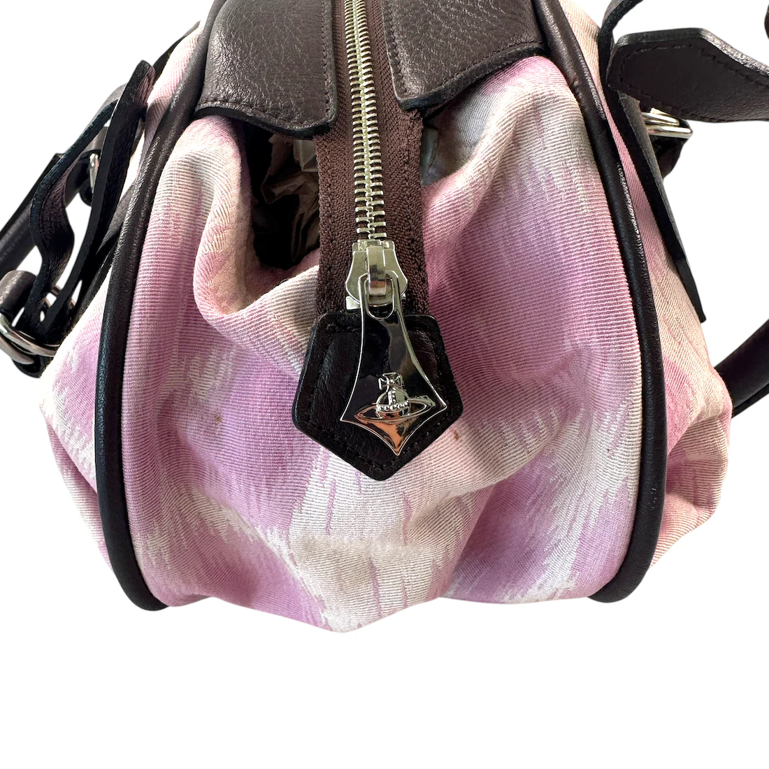 VIVIENNE WESTWOOD CANVAS LEOPARD PRINT CANVAS BAG - Image 5