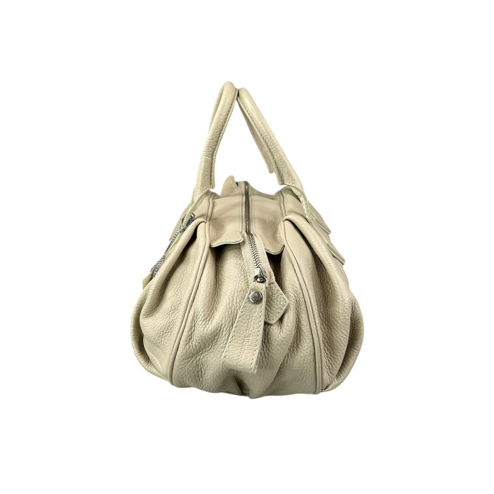VIVIENNE WESTWOOD EMBOSSED ORB MEDICINE BAG - CREAM - Image 4