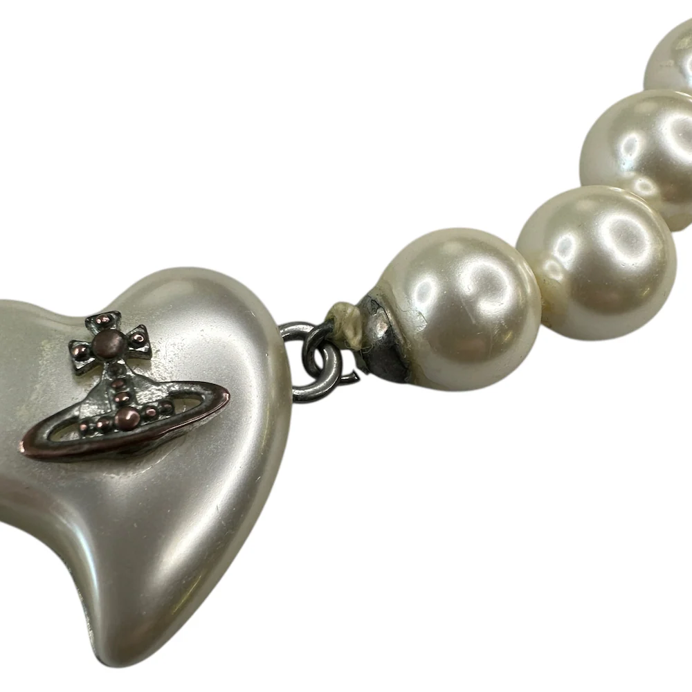 VIVIENNE WESTWOOD HEART & PEARL BRACELET - Image 4