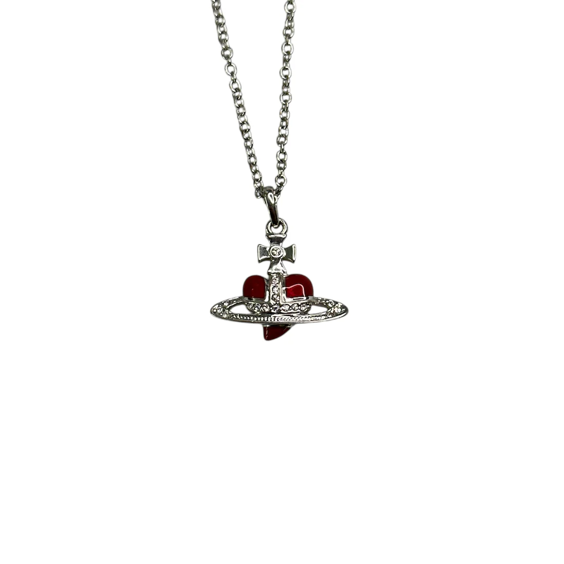 VIVIENNE WESTWOOD HEART PENDANT NECKLACE - Image 3