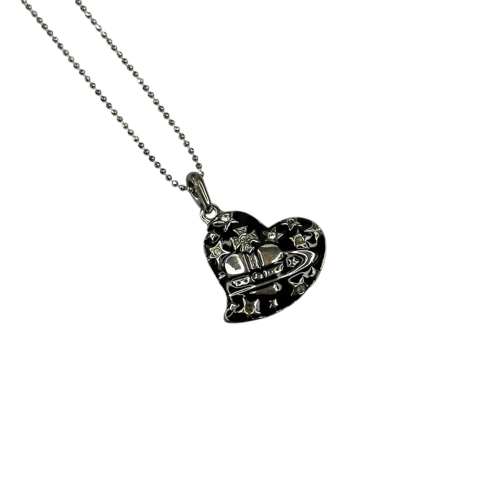 VIVIENNE WESTWOOD HEART & STARS PENDANT (REPLACEMENT CHAIN)