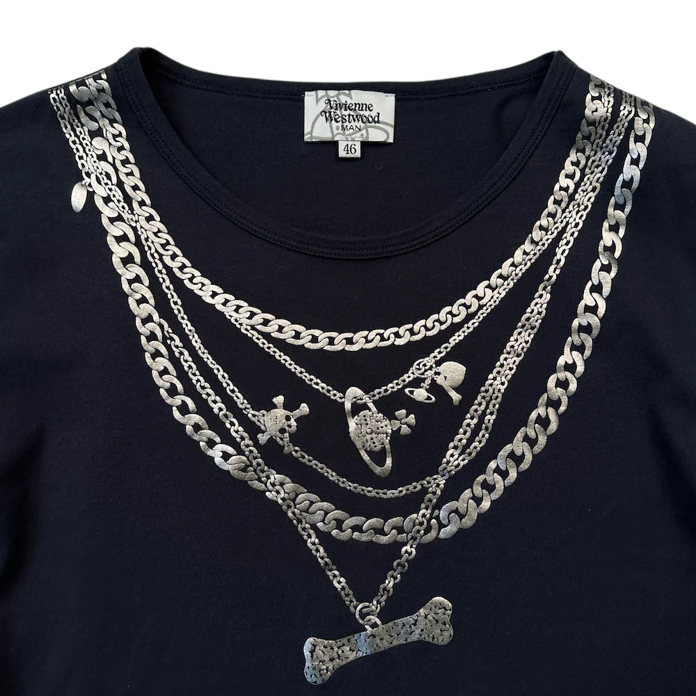 VIVIENNE WESTWOOD MAN CHAIN T-SHIRT - Image 2