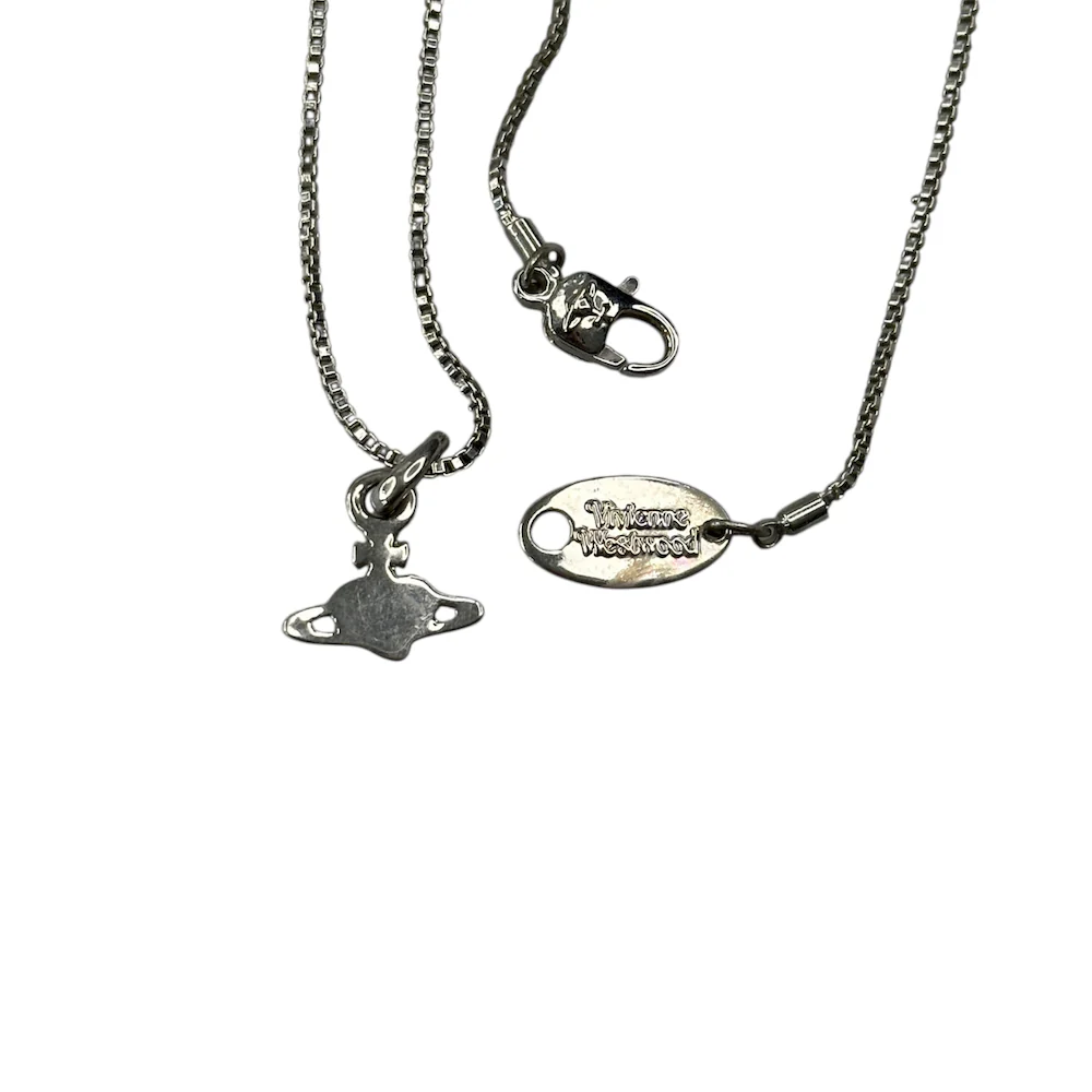 VIVIENNE WESTWOOD MICRO HEART NECKLACE - PURPLE - Image 3