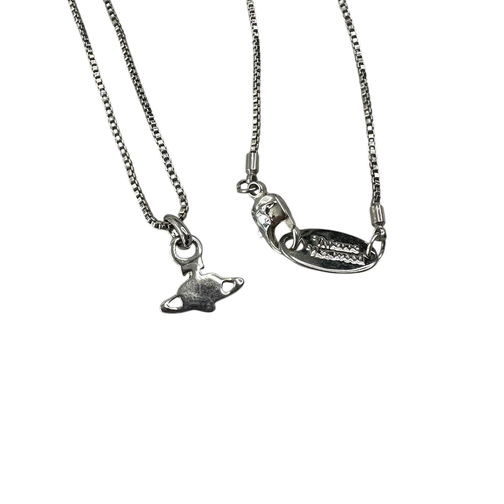 VIVIENNE WESTWOOD MICRO HEART NECKLACE - PINK - Image 3