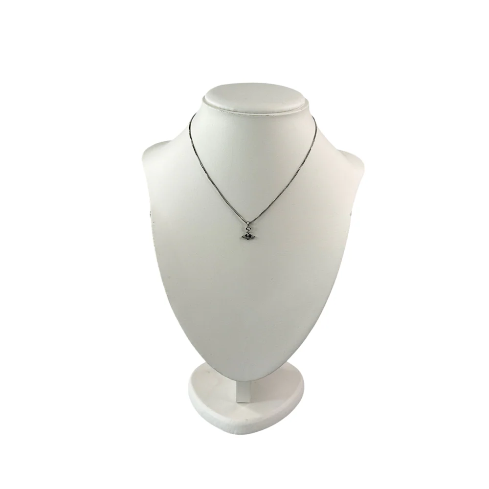 VIVIENNE WESTWOOD MICRO HEART NECKLACE - PURPLE (II) - Image 2