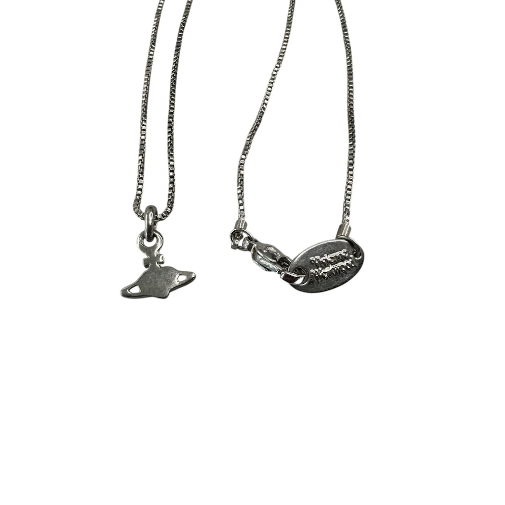 VIVIENNE WESTWOOD MICRO HEART NECKLACE - PURPLE (II) - Image 3