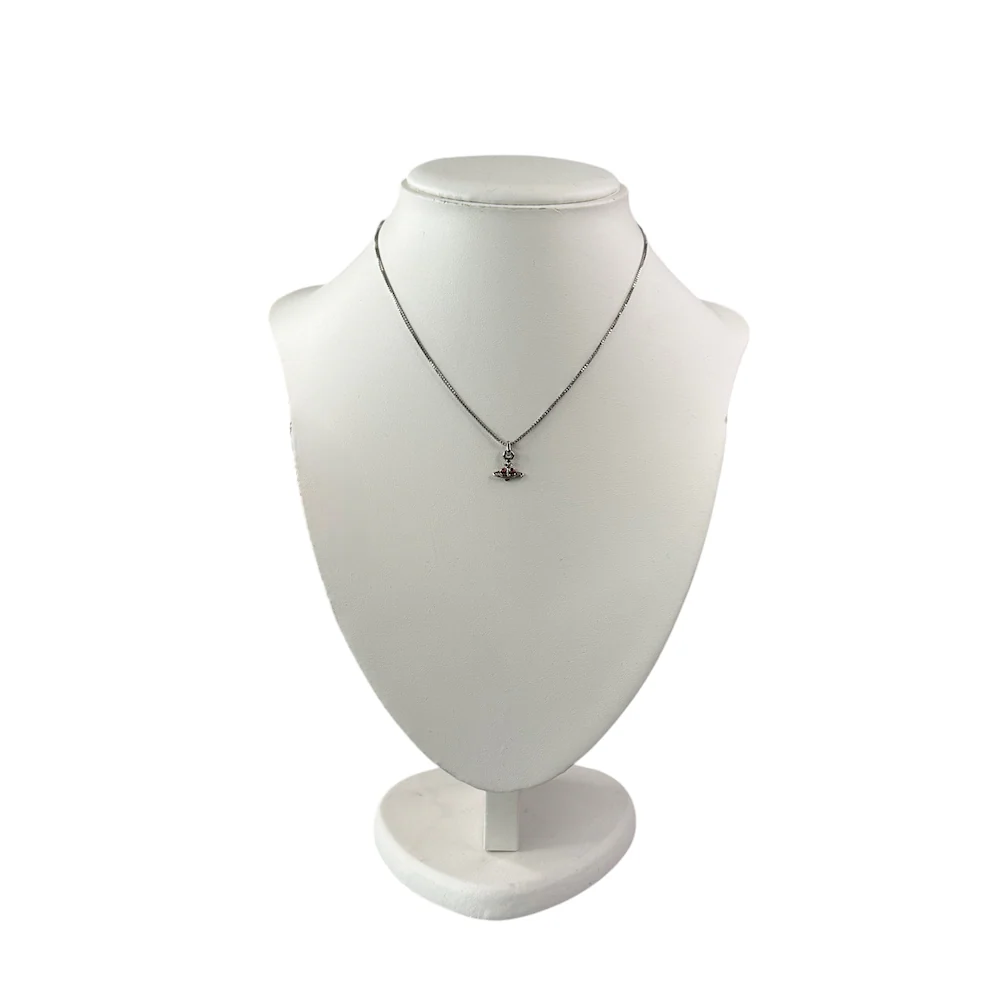 VIVIENNE WESTWOOD MICRO HEART NECKLACE - RED - Image 2