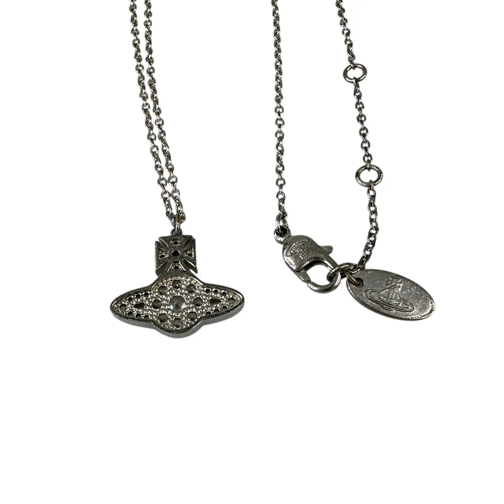 VIVIENNE WESTWOOD RHINESTONE ORB NECKLACE - Image 3