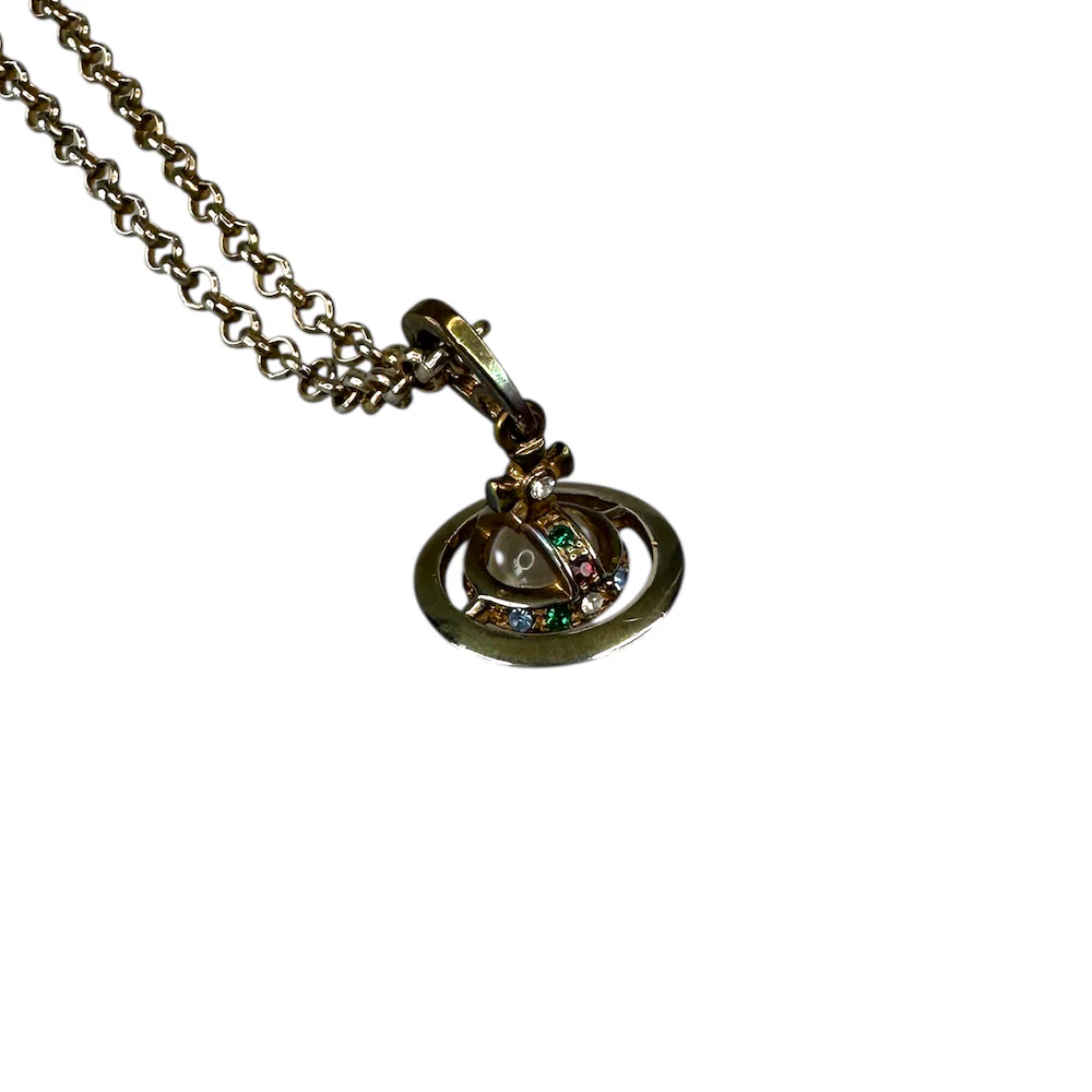 VIVIENNE WESTWOOD VINTAGE 3D ORB NECKLACE