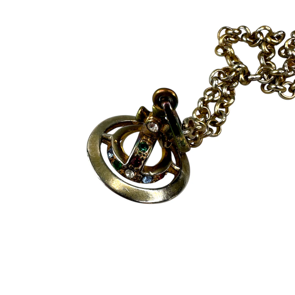 VIVIENNE WESTWOOD VINTAGE 3D ORB NECKLACE - Image 4