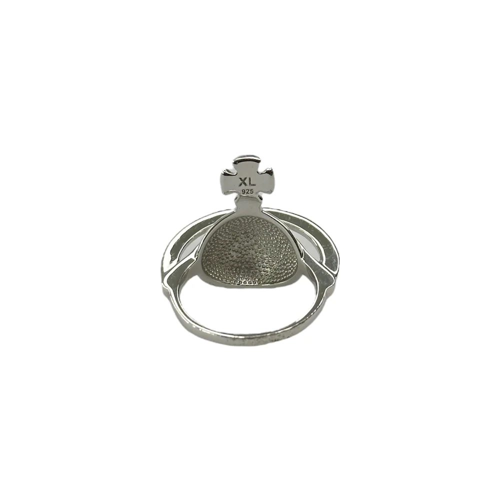 (XL/9) VIVIENNE WESTWOOD 925 SILVER ORB RING - Image 5