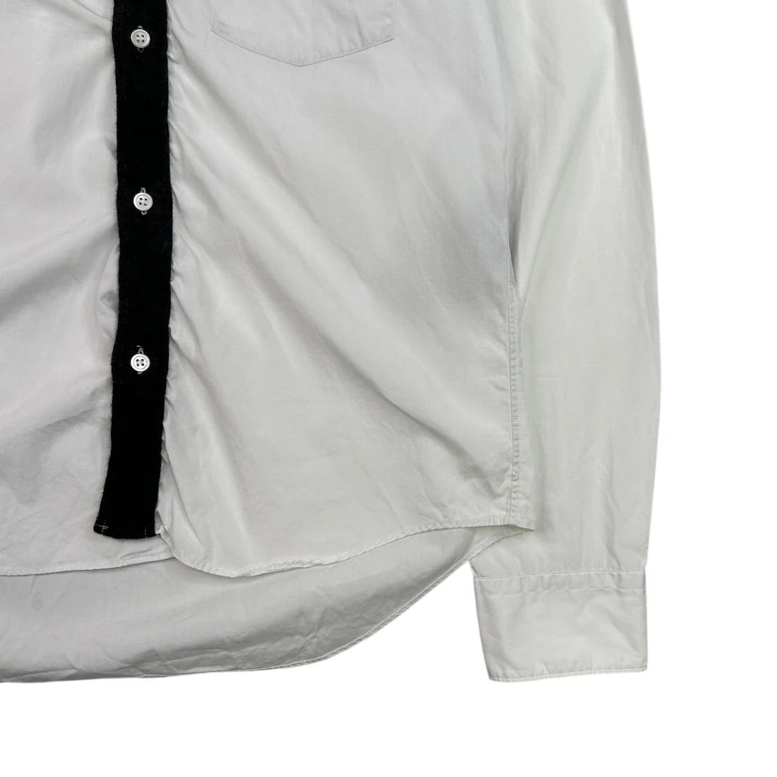 (XS) COMME DES GARCONS HOMME DUEX 2011 BUTTON-UP SHIRT - Image 4