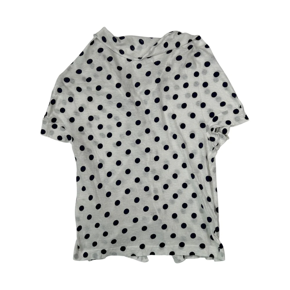 YOHJI YAMAMOTO + NOIR POLKA DOT BUTTON UP TOP - Image 3