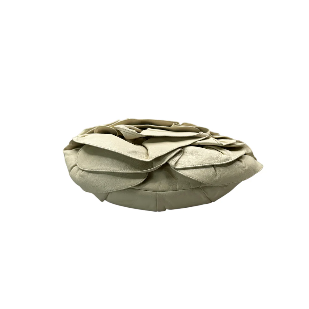 YVES SAINT LAURENT RIVE GAUCHE NAJA BAG - CREAM - Image 4
